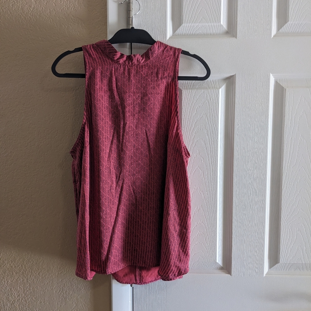 Maeve by Anthropologie, Women's Sleeveless Top, Size XL, Pink/Black